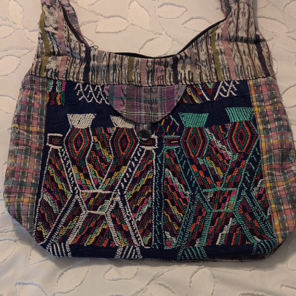 Multicolor Patterned Women's Bag